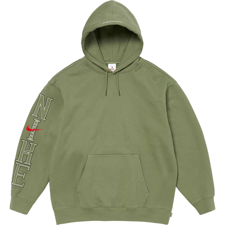 Supreme x Nike Hoodie Olive Green (SS24)