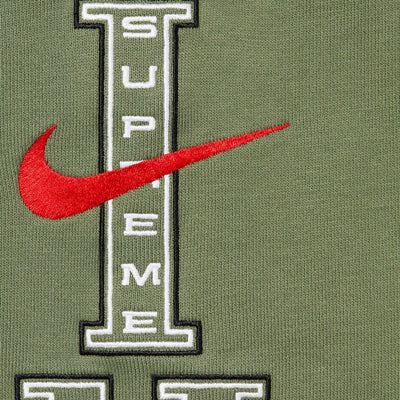 Supreme x Nike Hoodie Olive Green (SS24)