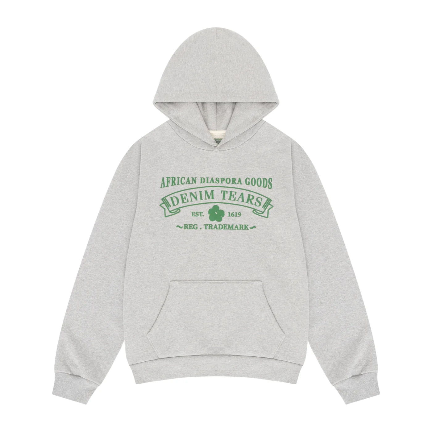 Denim Tears Hoodie ADG Grey Green