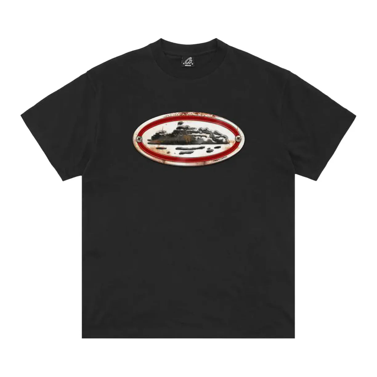 Corteiz T Shirt Rusty Alcatraz Black