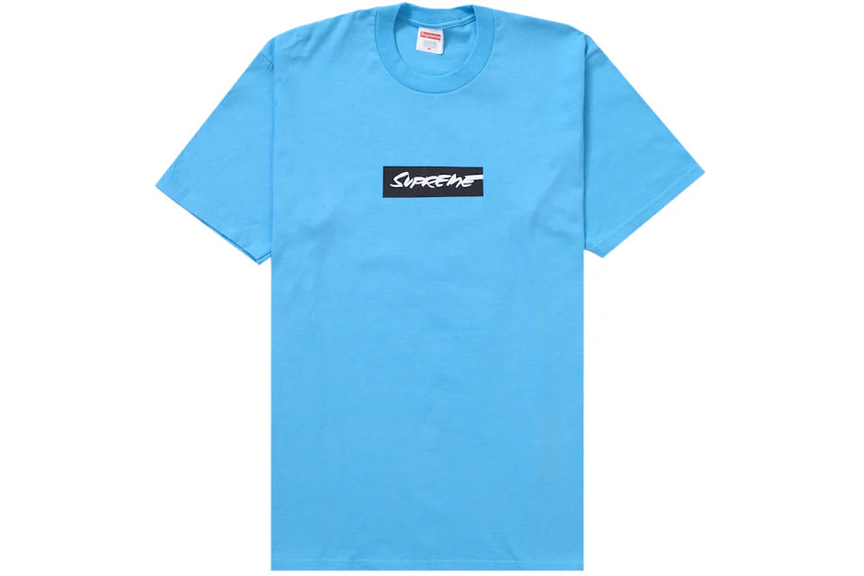 Supreme T Shirt Futura Box Logo Baby Blue