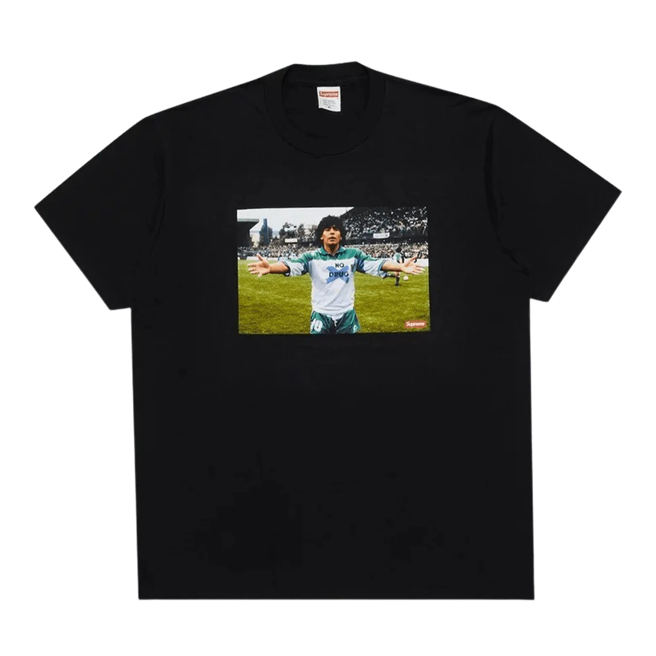 Supreme T Shirt Maradona Black