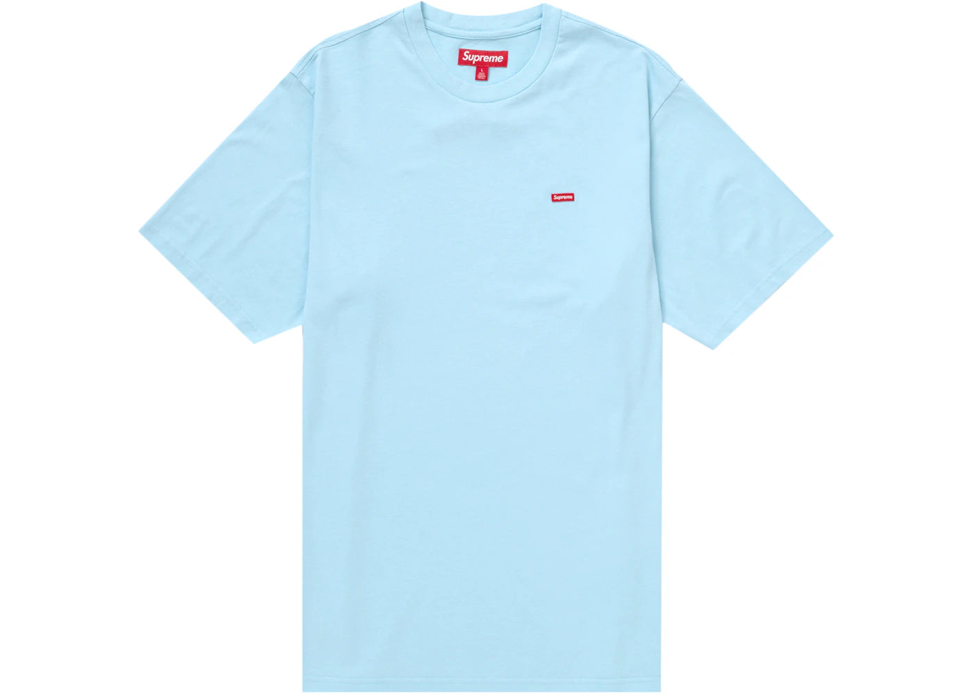 Supreme T Shirt Small Box Logo Light Blue