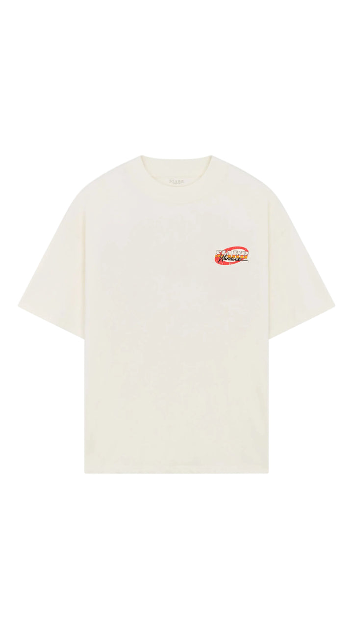 SIARR Racing T Shirt Off White