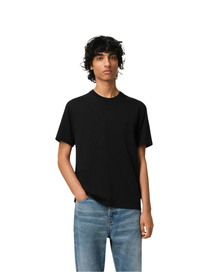 Ami Paris T Shirt Embossed Black