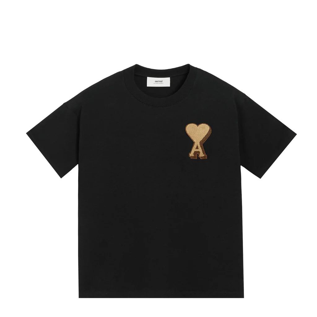 Ami Paris T Shirt Patch Black