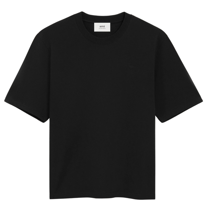 Ami Paris T Shirt Embossed Black