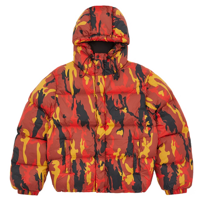 Corteiz Jacket Bolo Puffer Jacket Blood Orange