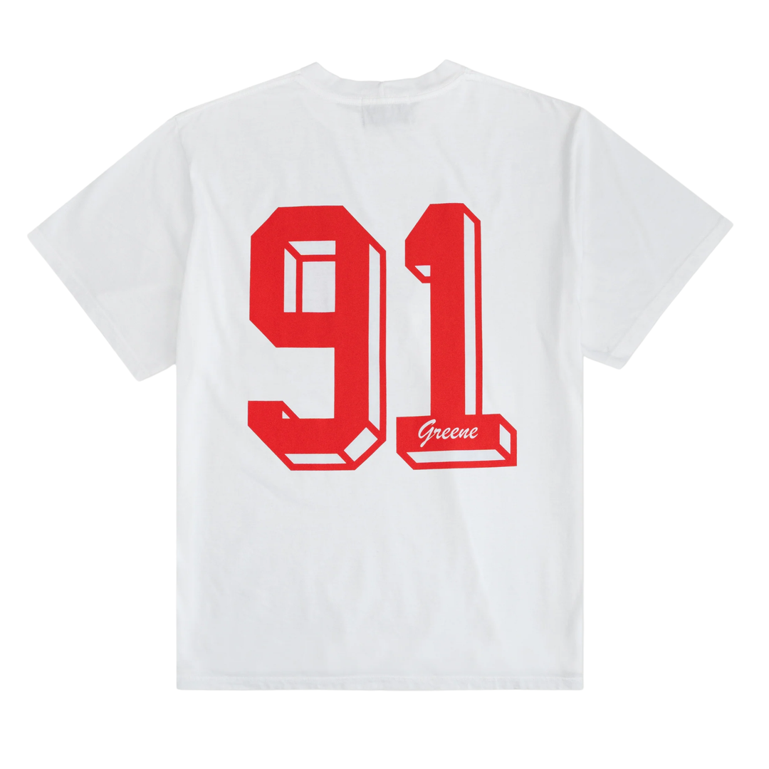 Eric Emanuel T Shirt White Red