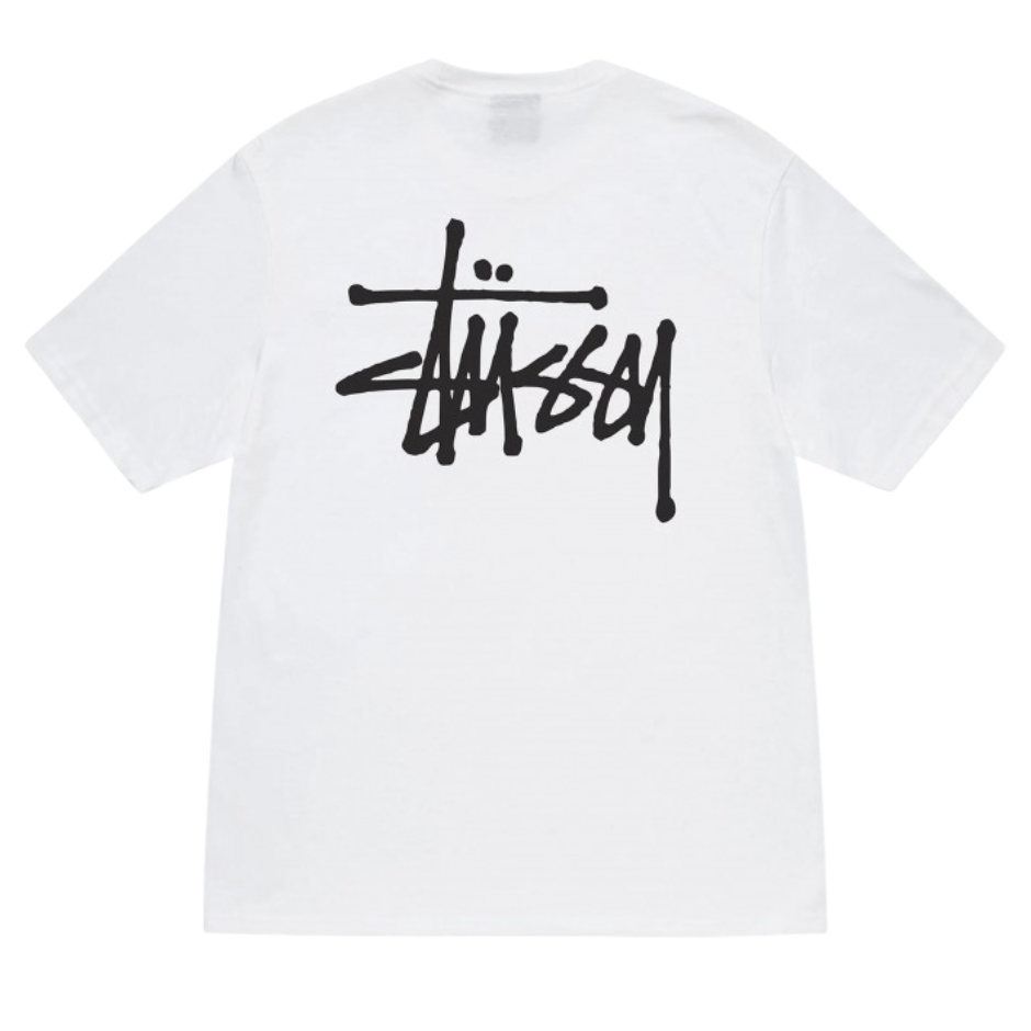 Stussy T Shirt Basics White