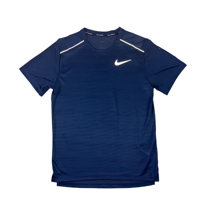 Nike Miler 1.0 T Shirt Midnight Navy