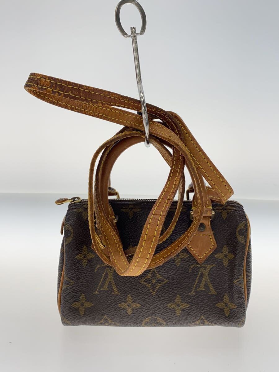 Louis Vuitton Nano Speedy Monogram Canvas With Strap (Preloved)