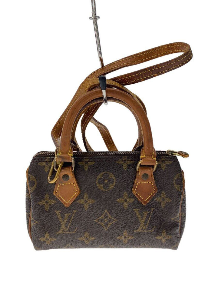 Louis Vuitton Nano Speedy Monogram Canvas With Strap (Preloved)