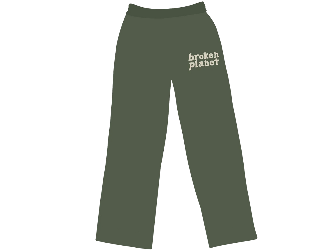 Broken popular Planet market sweatpants joggers green size M