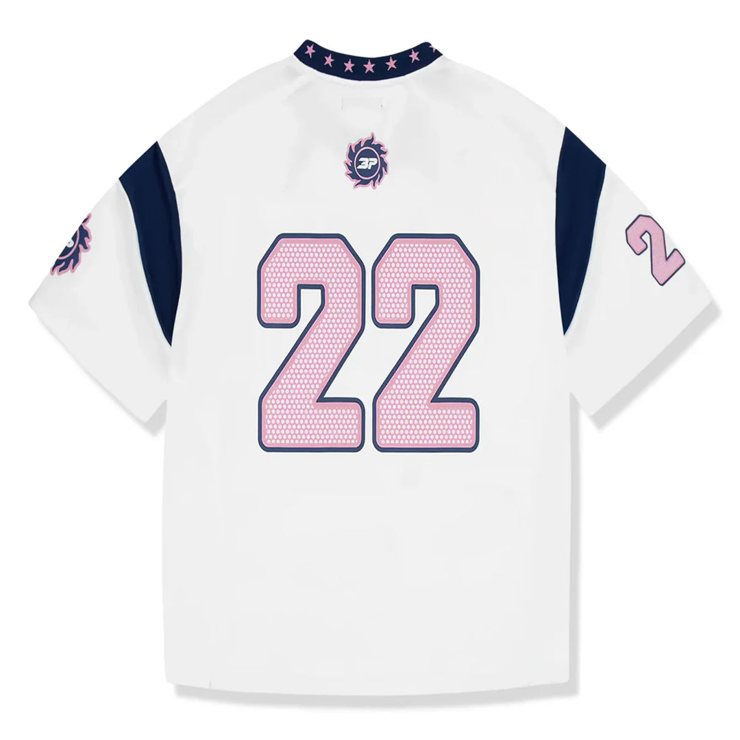 Broken Planet Jersey All Star League White Navy Pink