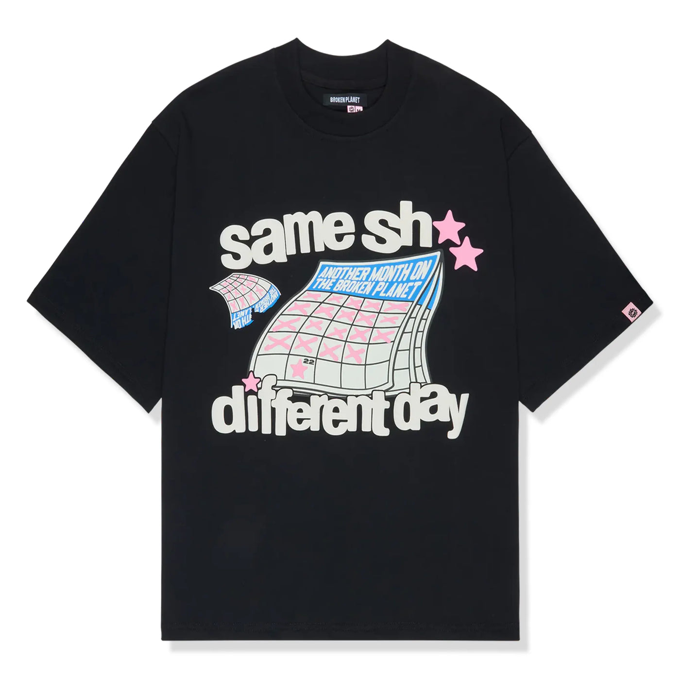 Broken Planet T Shirt Different Day Midnight Black