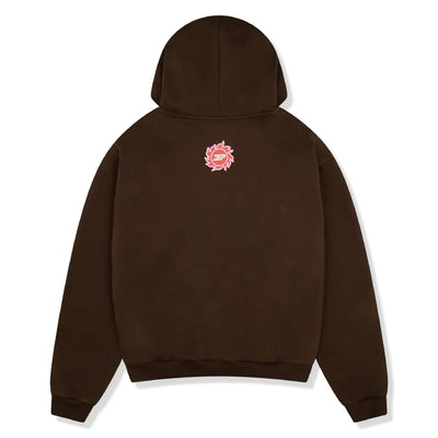 Broken Planet Hoodie It Starts With Luv Mocha Brown