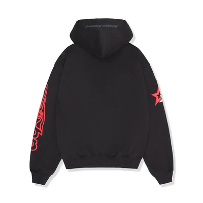 Broken Planet Zip Up Hoodie Performance Soot Black