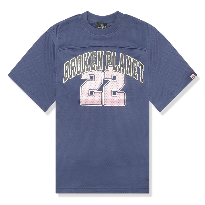 Broken Planet Mesh Jersey Outerspace Blue
