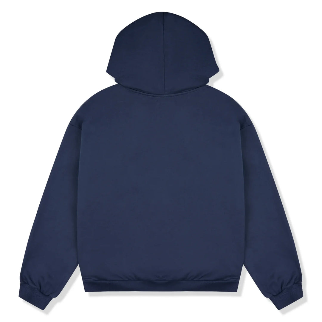 Broken Planet Market Deep Navy Zip Up Hoodie