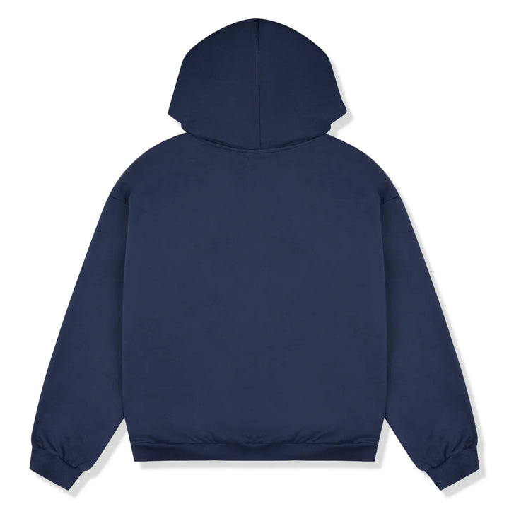 Broken Planet Market Deep Navy Zip Up Hoodie
