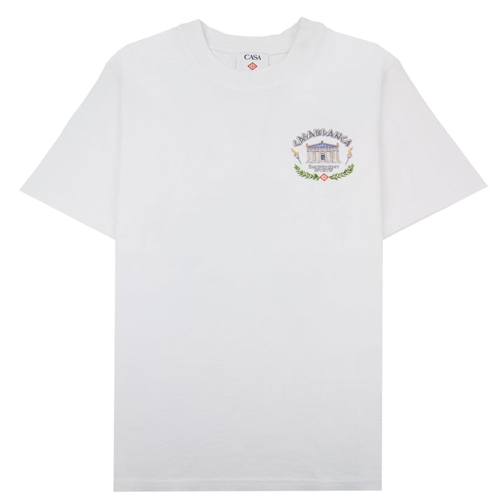 Casablanca T Shirt Le Temple Du Sport White