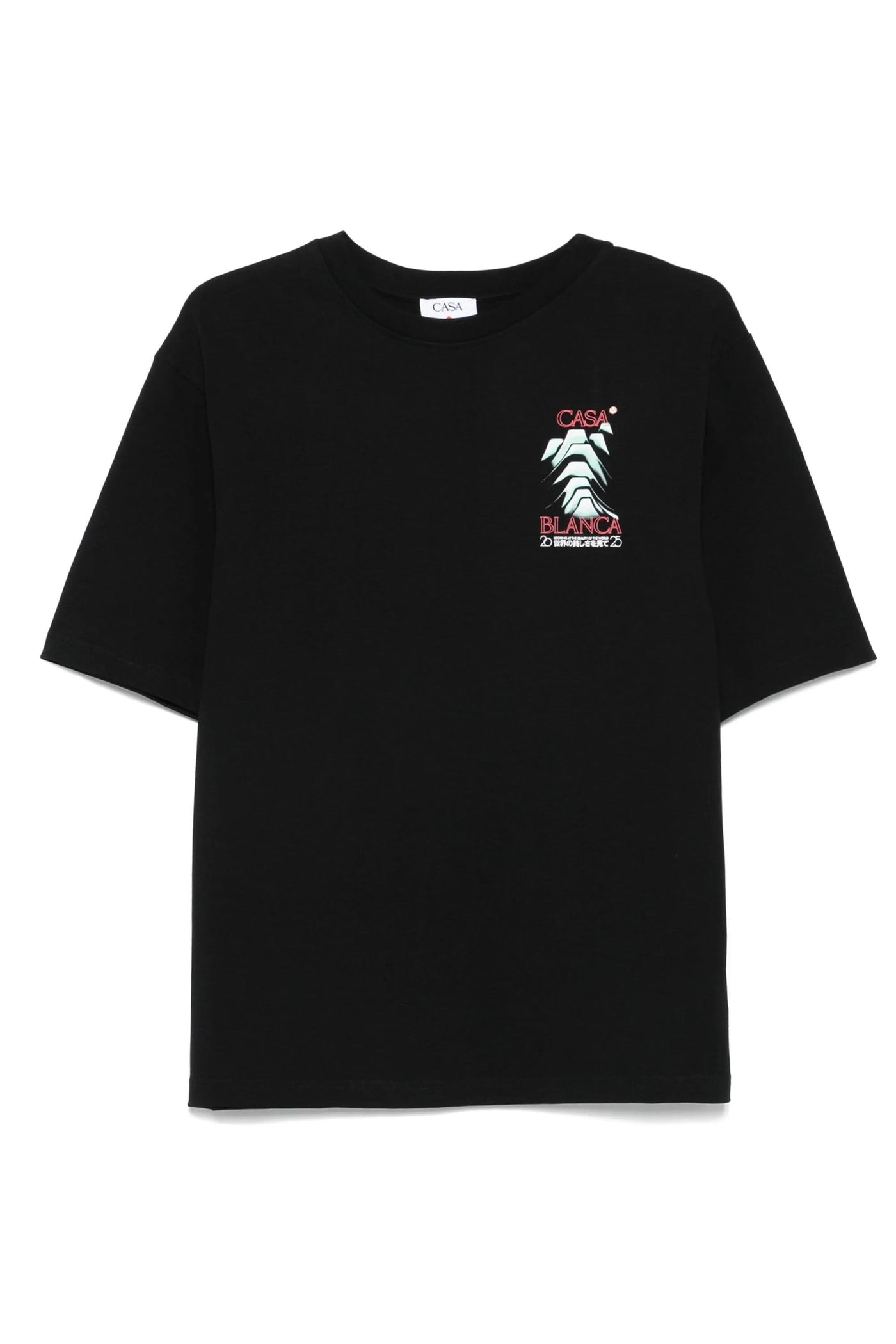 Casablanca T Shirt Frosty Mountain Black