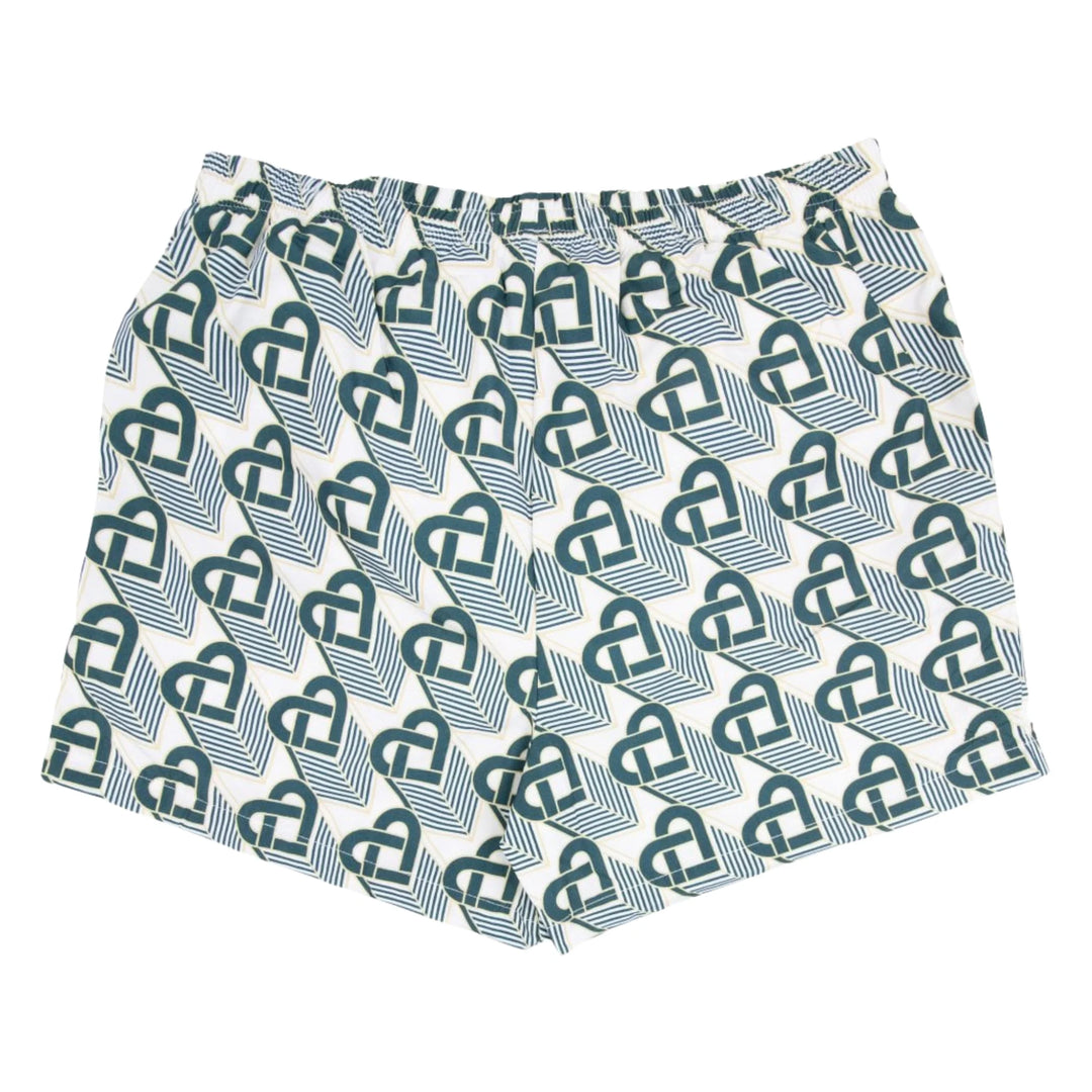 Casablanca Shorts Heart Monogramne Green