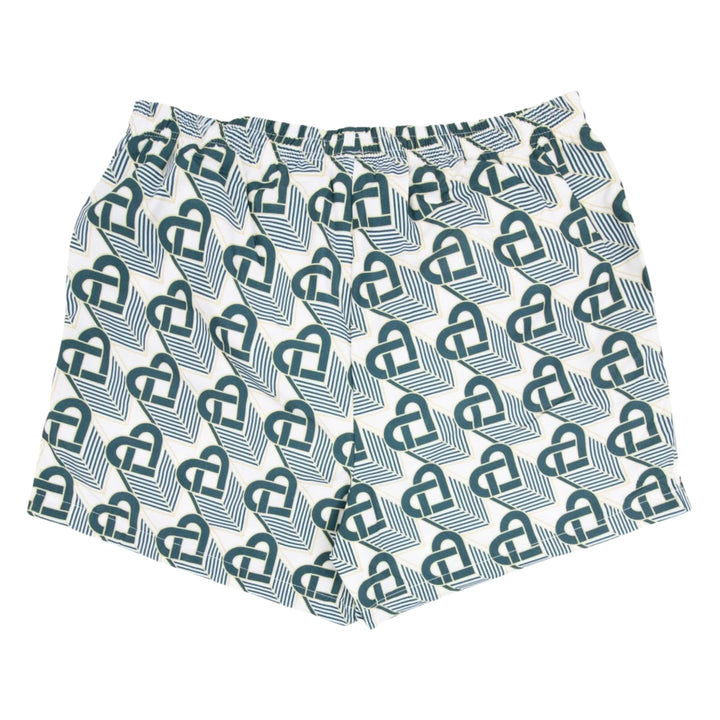 Casablanca Shorts Heart Monogramne Green