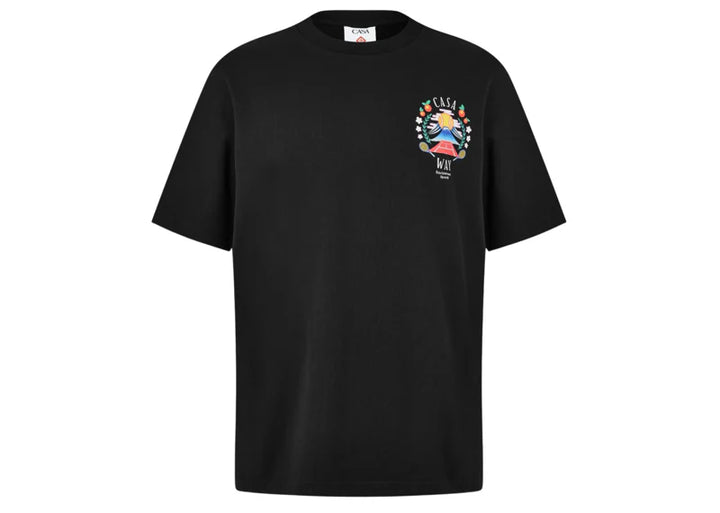 Casablanca T Shirt Casa Way Mountain Black
