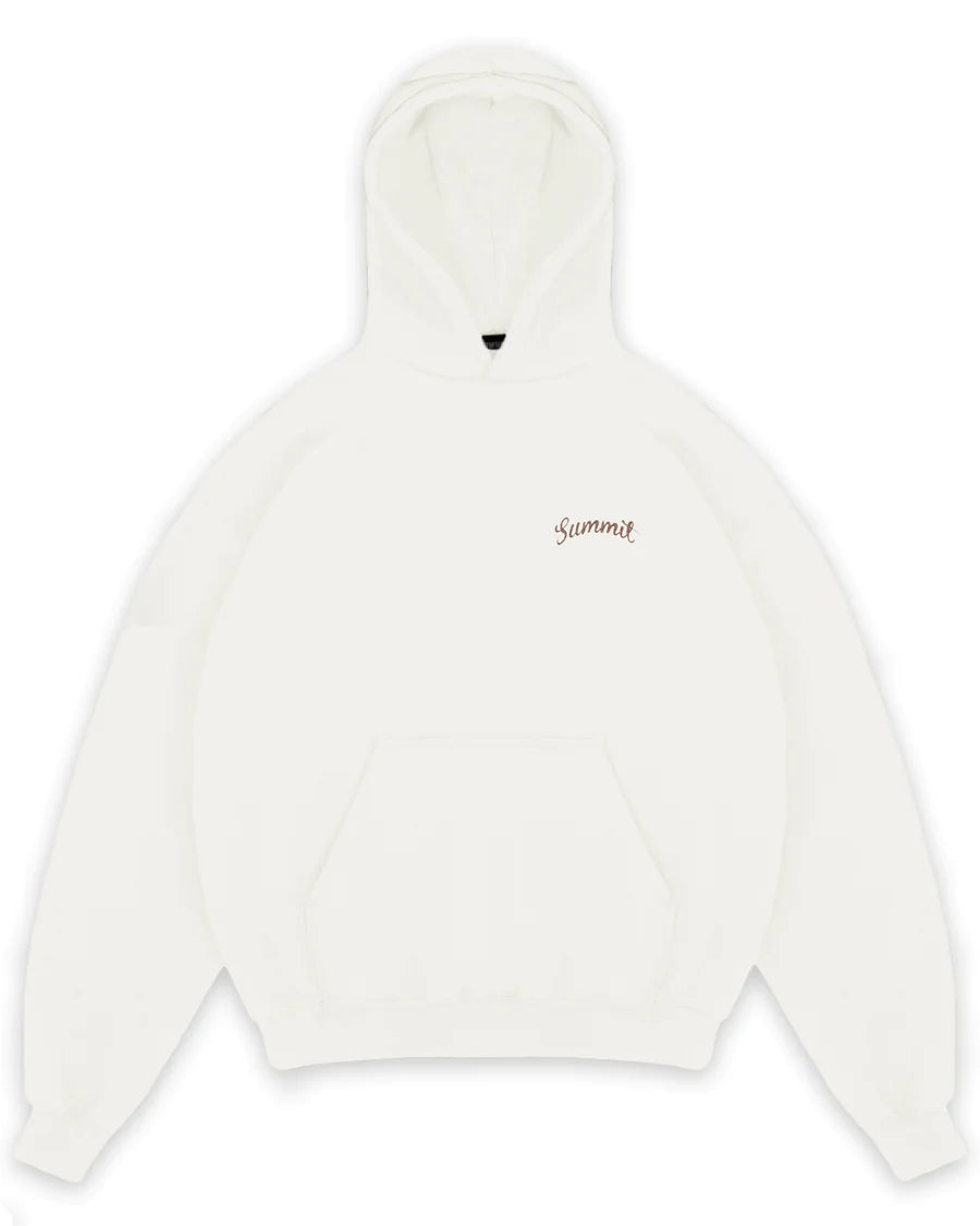 Summit Hoodie Chain Stitch Off White