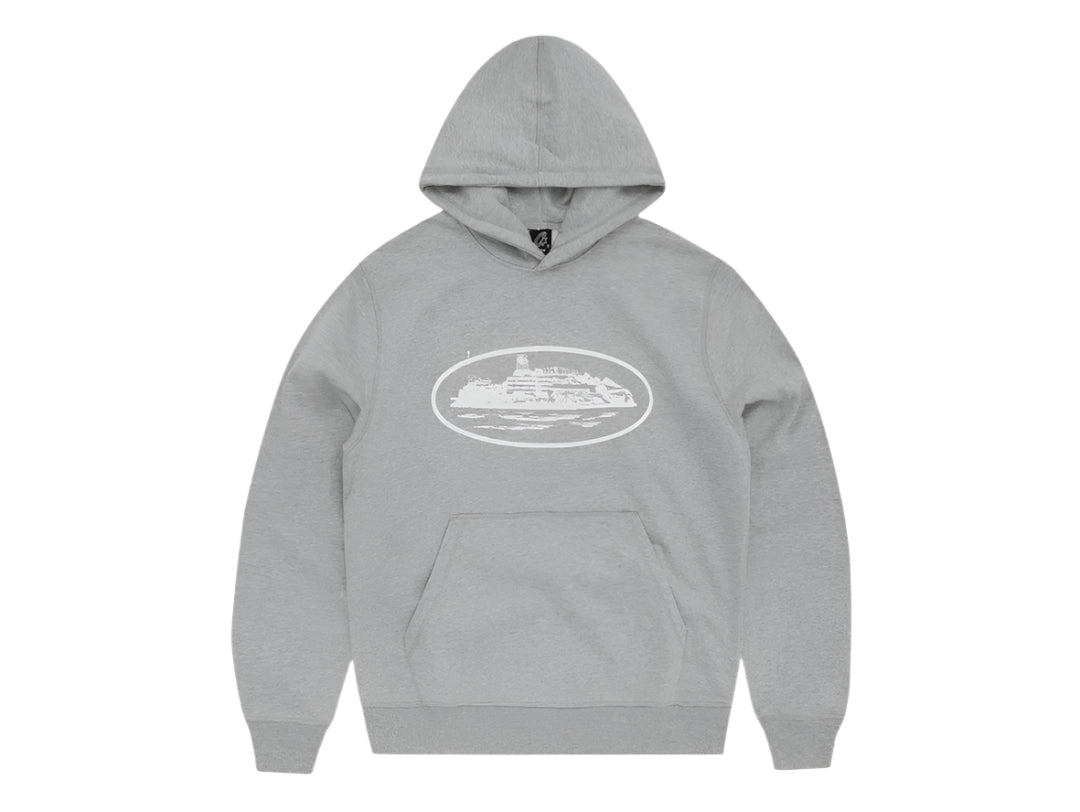 Corteiz Hoodie Alcatraz Heather Grey