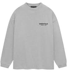 Fear of God Essentials (FW24) Light Heather T Shirt Longsleeve