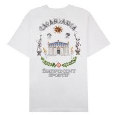Casablanca T Shirt Le Temple Du Sport White