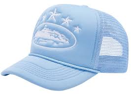 Corteiz Cap Alcatraz 5 Starz Baby Blue