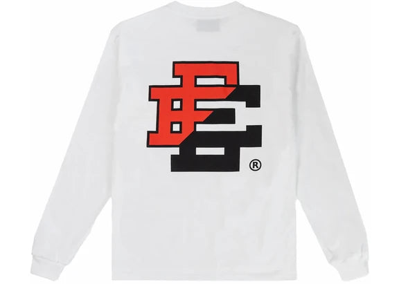 Eric Emanuel Long Sleeve T Shirt White Red Black Split