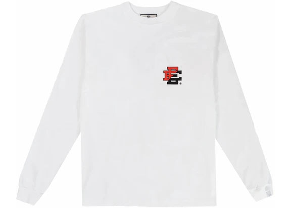 Eric Emanuel Long Sleeve T Shirt White Red Black Split