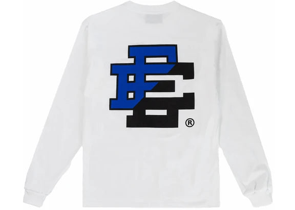 Eric Emanuel Long Sleeve T Shirt White Blue Black
