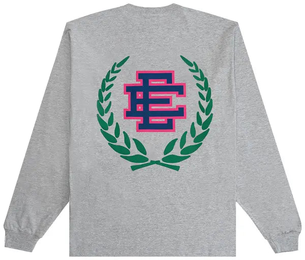 Eric Emanuel Wreath Long Sleeve T Shirt Grey