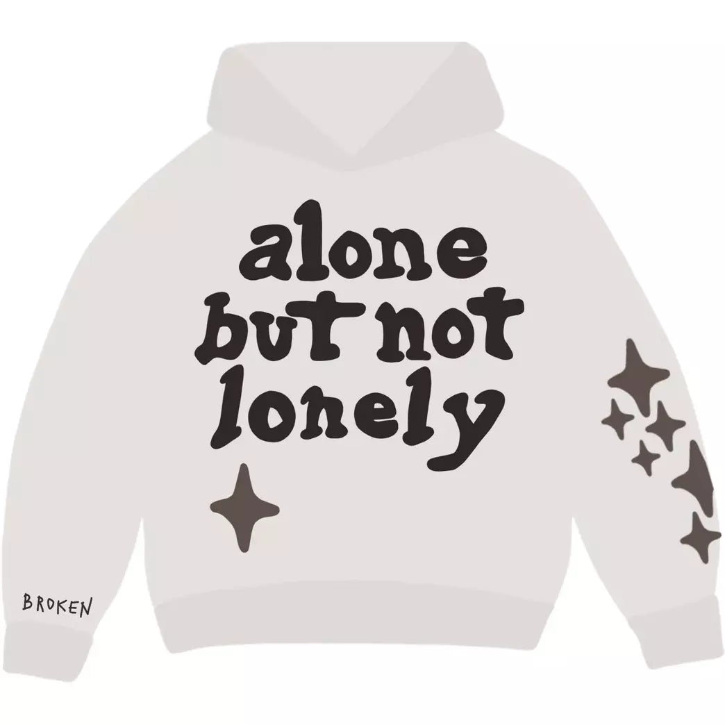 Broken Planet Market Hoodie Alone But Not Lonely