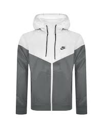 Nike Windrunner Jacket Grey & White