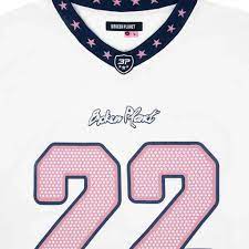 Broken Planet Jersey All Star League White Navy Pink