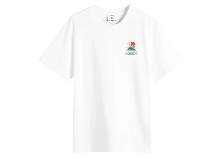 Casablanca T Shirt Montagne Ondulee White
