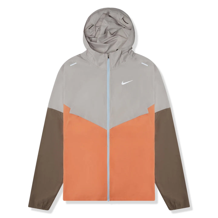 Nike Miler Sports Jacket Orange Brown