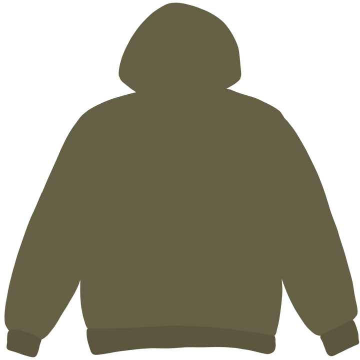 Broken Planet Market Olive Green Zip Up Hoodie