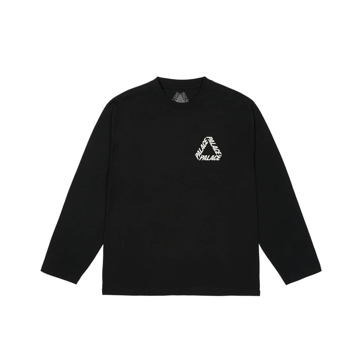 Palace Long Sleeve T Shirt P3 Black – Flip Supply