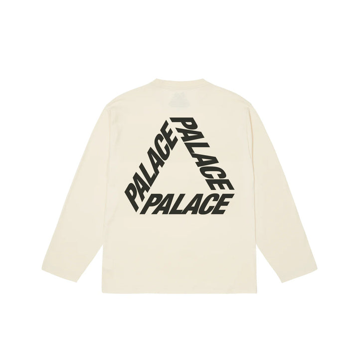 Palace Long Sleeve T Shirt P3 Soft White
