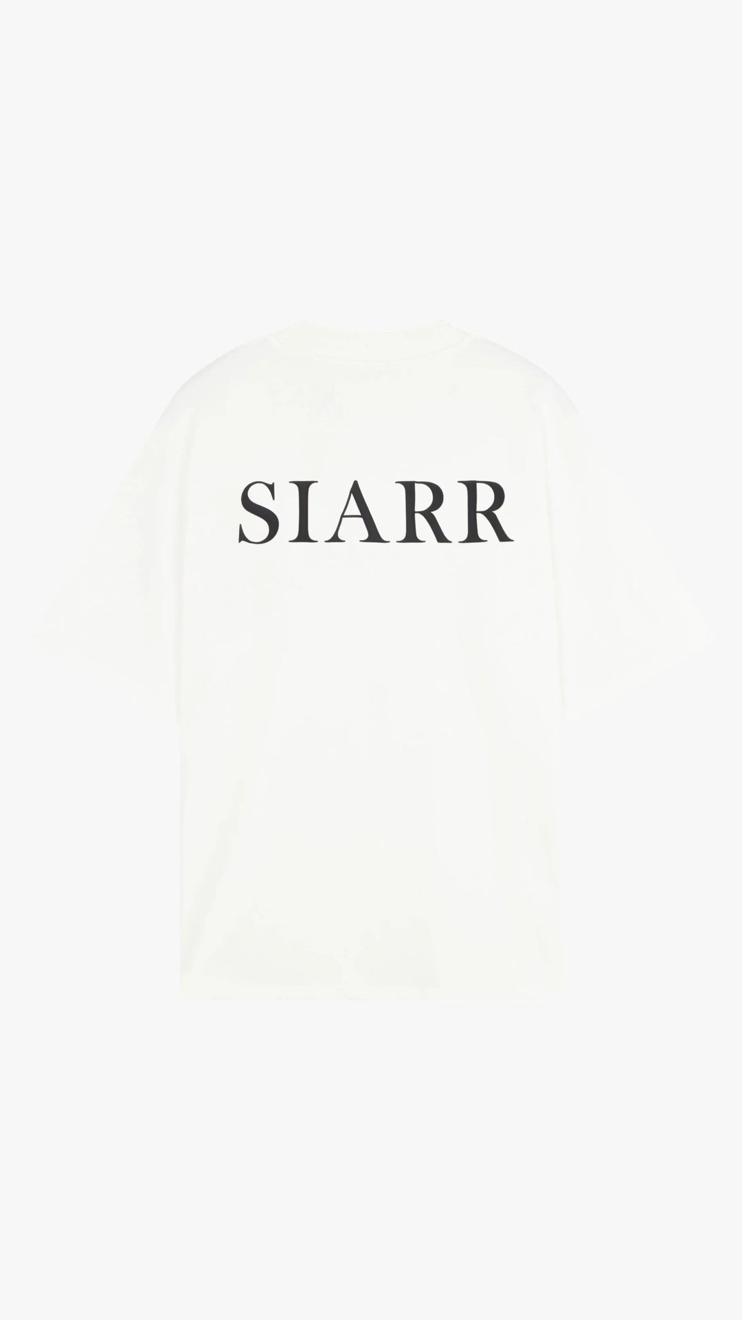 SIARR Puff T Shirt White Black