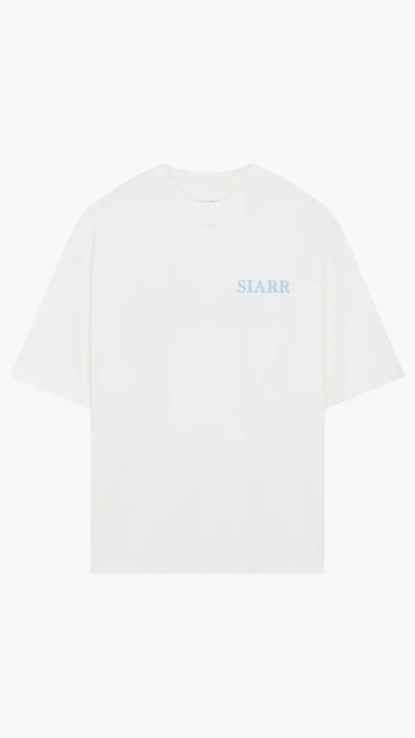 SIARR Puff T Shirt White Blue