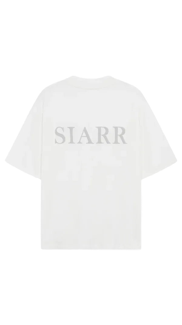 SIARR Puff T Shirt White Grey